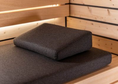 Sauna mattresses and cushions